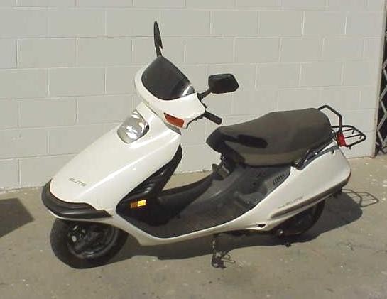 Honda Elite White 124cc Scooter